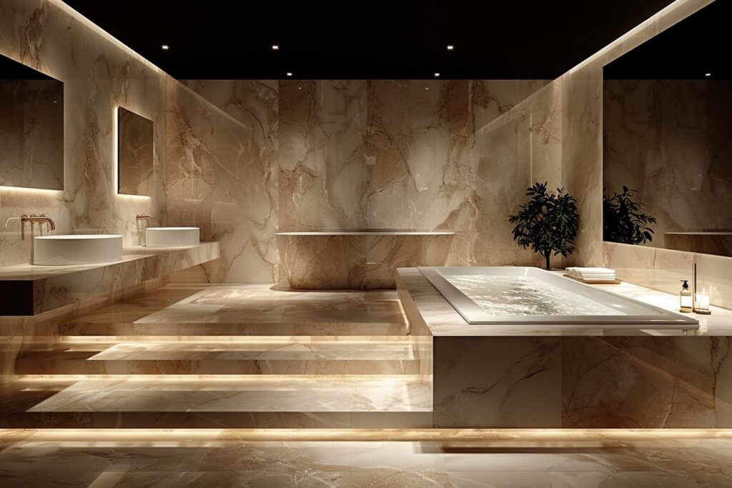 Découvrez les meilleures salles de bain en marbre disponibles sur le marché